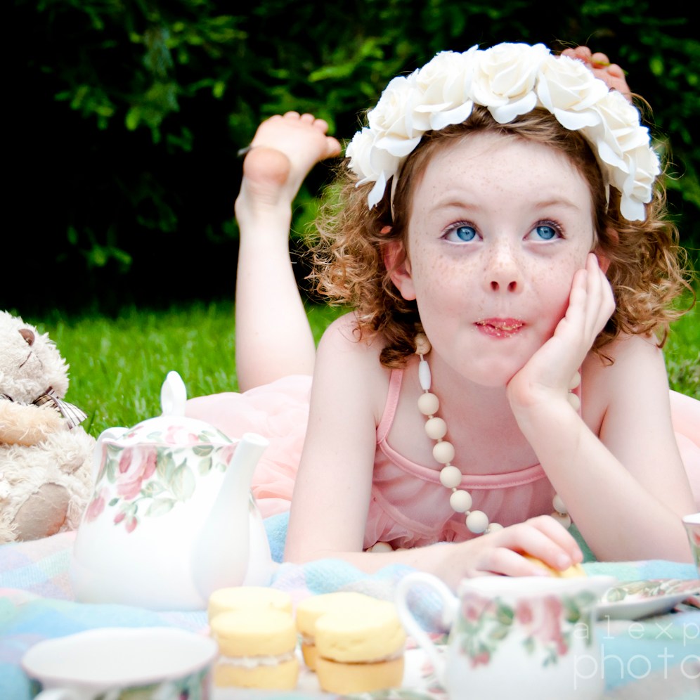 tea party child photographer