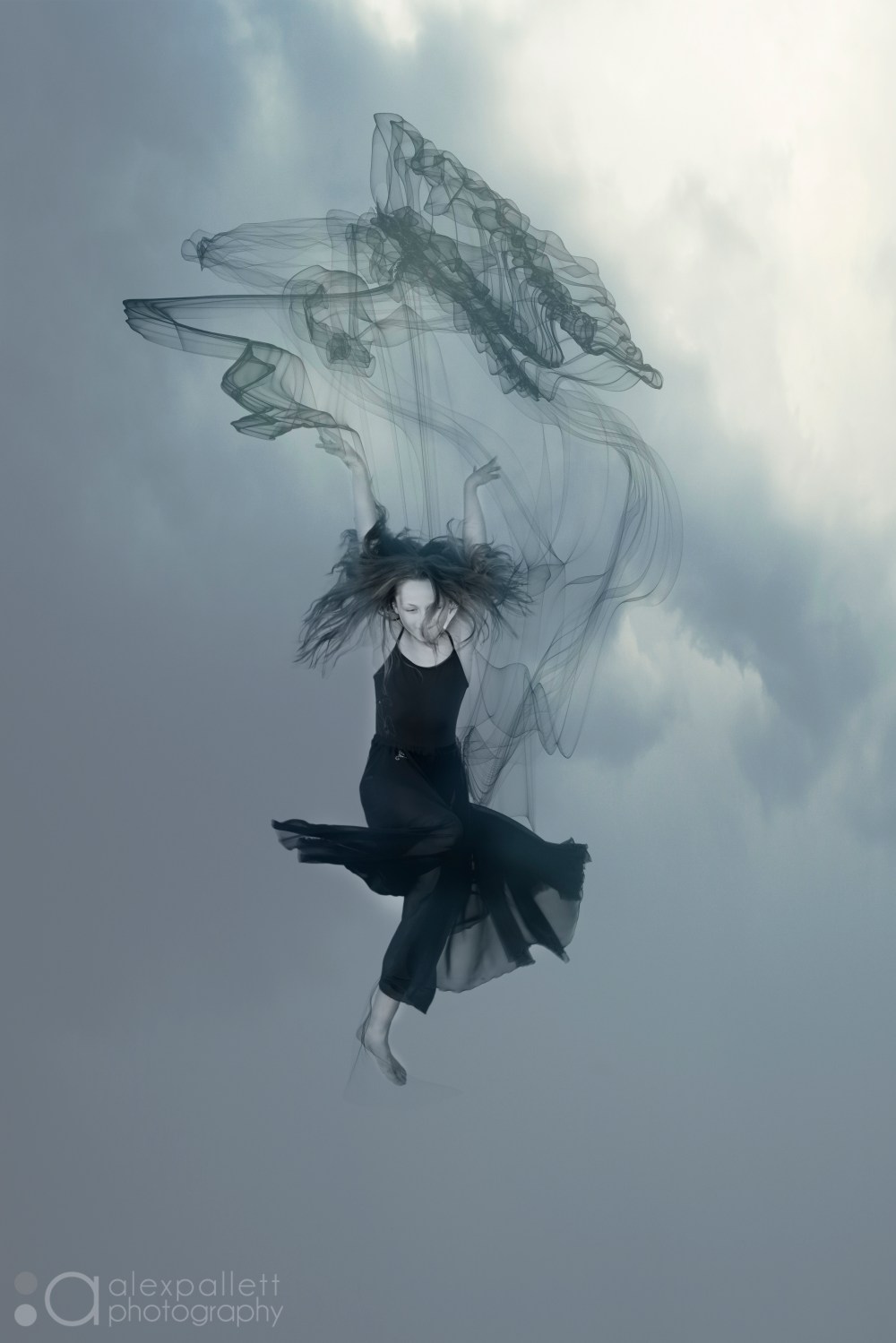 Falling earth angel digital art by Alex Pallett Photography Buninyong Ballarat